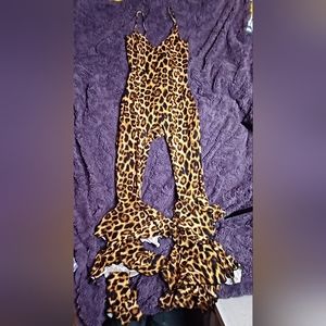 Leopard body suit